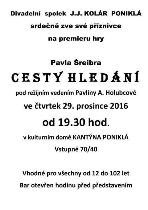 cesty hledání