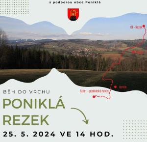 Běh do vrchu Poniklá – Rezek 1